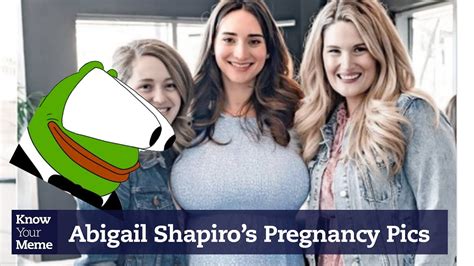 abigail shapiro busty|The Internet Loves Pregnant Abigail Shapiros Bazingas